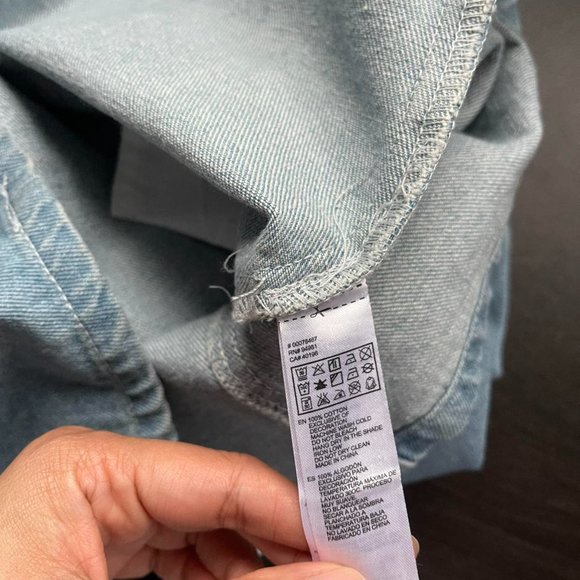 FOREVER21| Denim Overall skirt - Picture 6 of 6